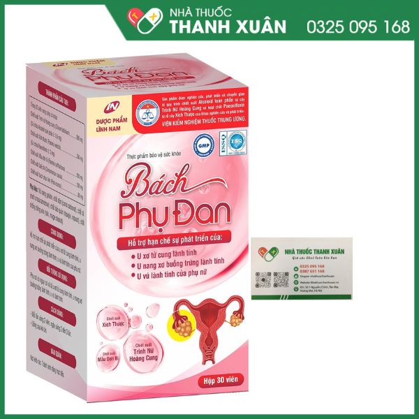 Bách Phụ Đan - Hỗ trợ hạn chế sự phát triển u xơ, u nang tử cung